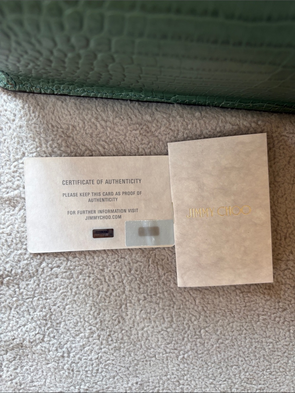 Jimmy Choo Embossed Leather Madeline - Picture 11 of 11